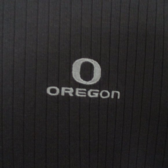 Nike Dri-Fit Mens L/S Oregon Ducks Black Cotton Mock Turtle Golf Underlayer - L - Picture 1 of 3
